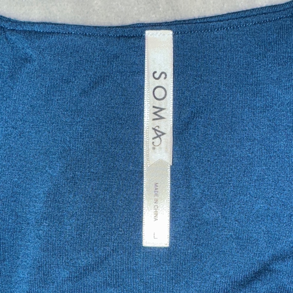 Soma Deep Blue Yoga Tank Top - Picture 2 of 7